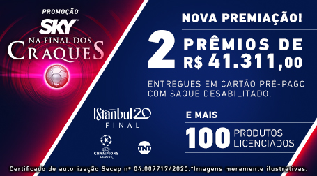 Promoção: Na final dos Craques